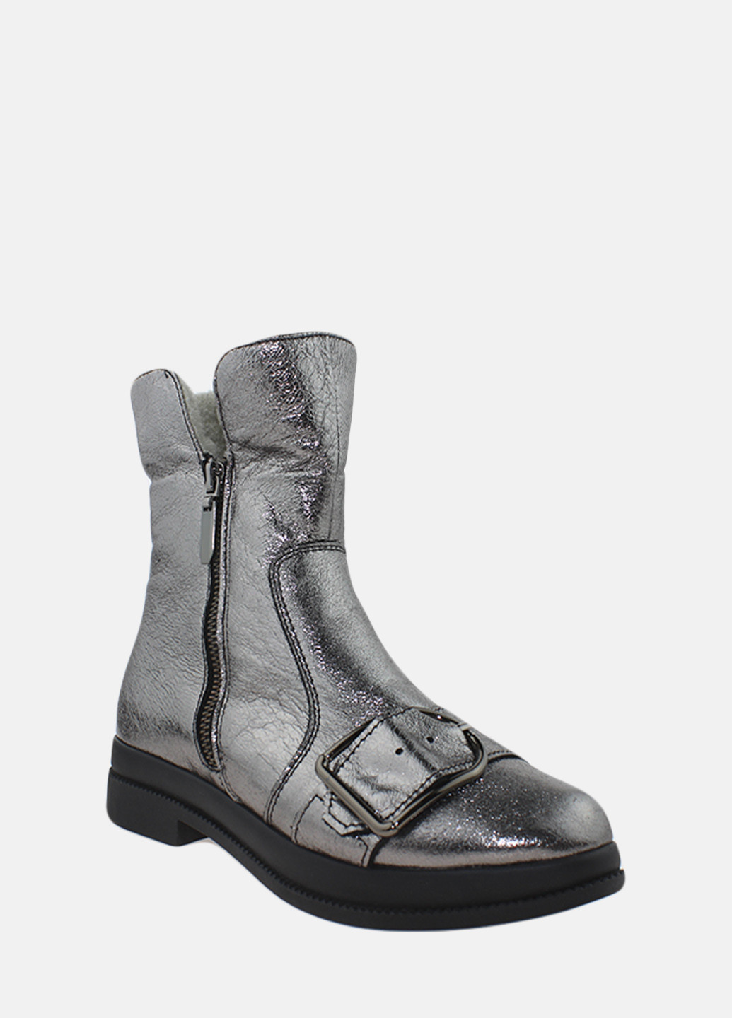 Зимние ботинки rp7725 серебро Passati