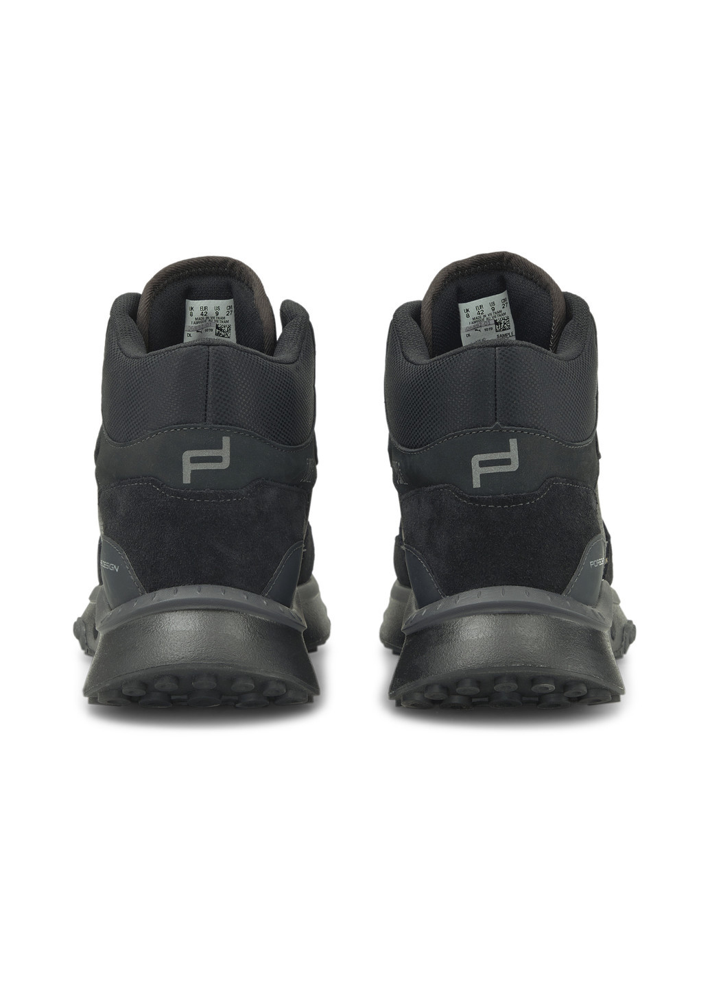 Черные всесезонные кроссовки x first mile porsche design wild rider winterised men's motorsport shoes Puma
