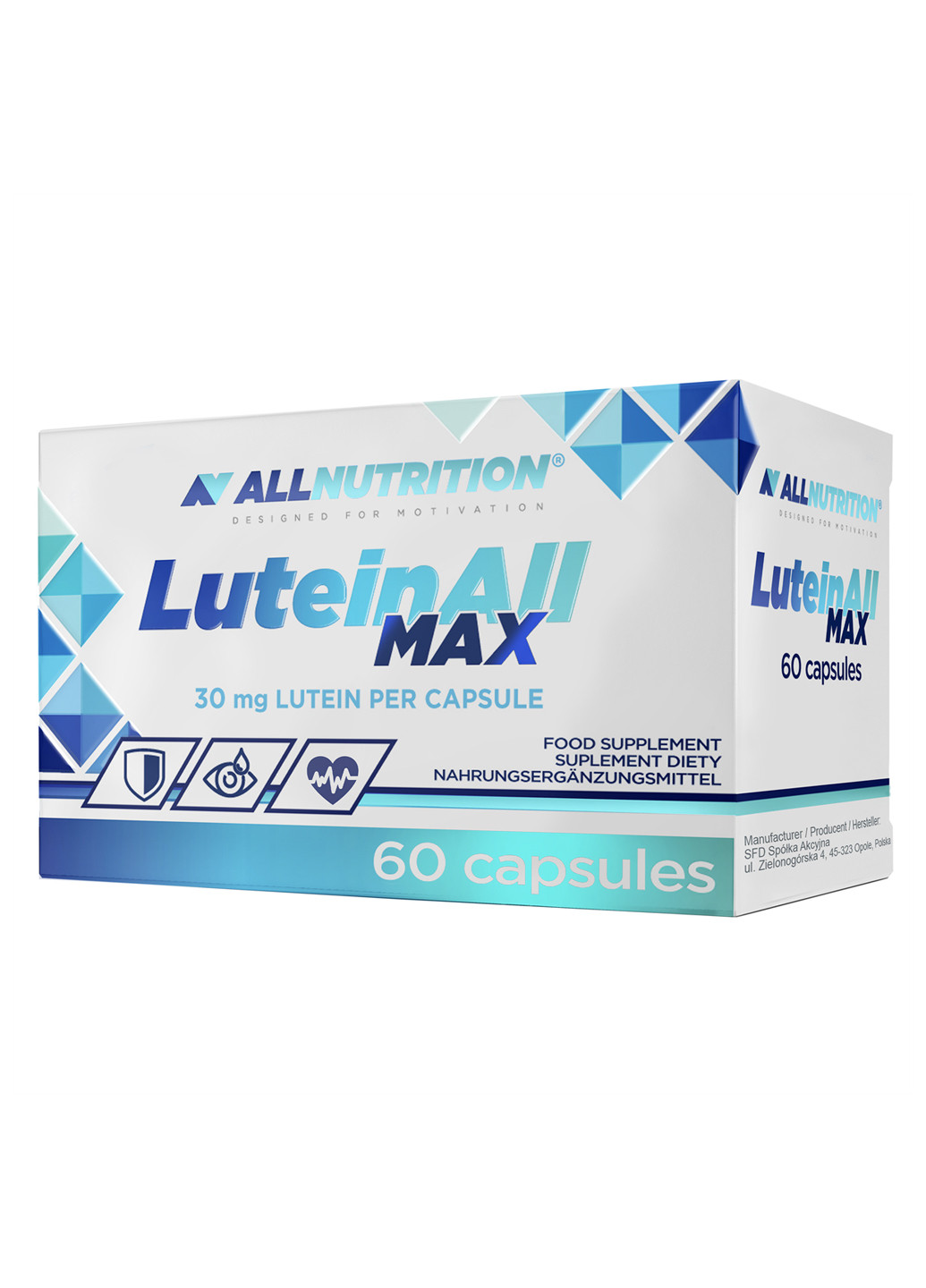Добавка для імунітету з антиоксиданами Luteinall Max - 60caps ] Allnutrition (240066461)