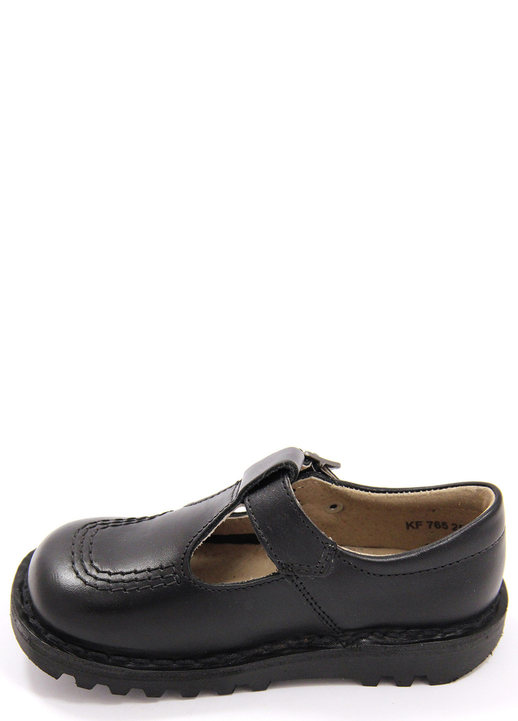 Черные туфли для девочек на платформе Kickers