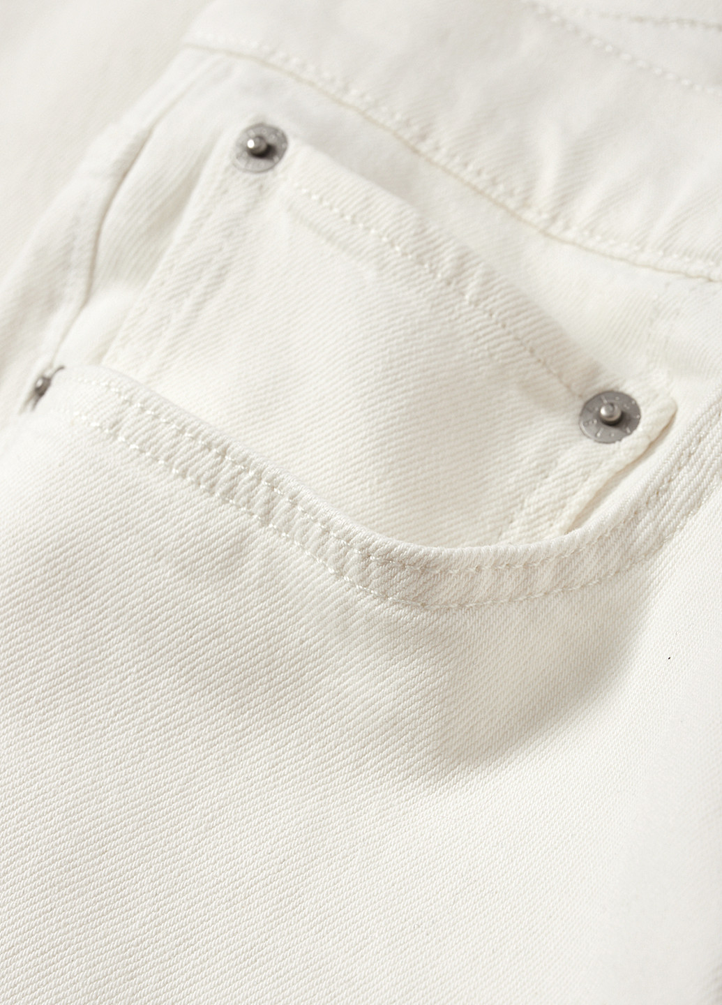 Белые демисезонные прямые джинсы C&A