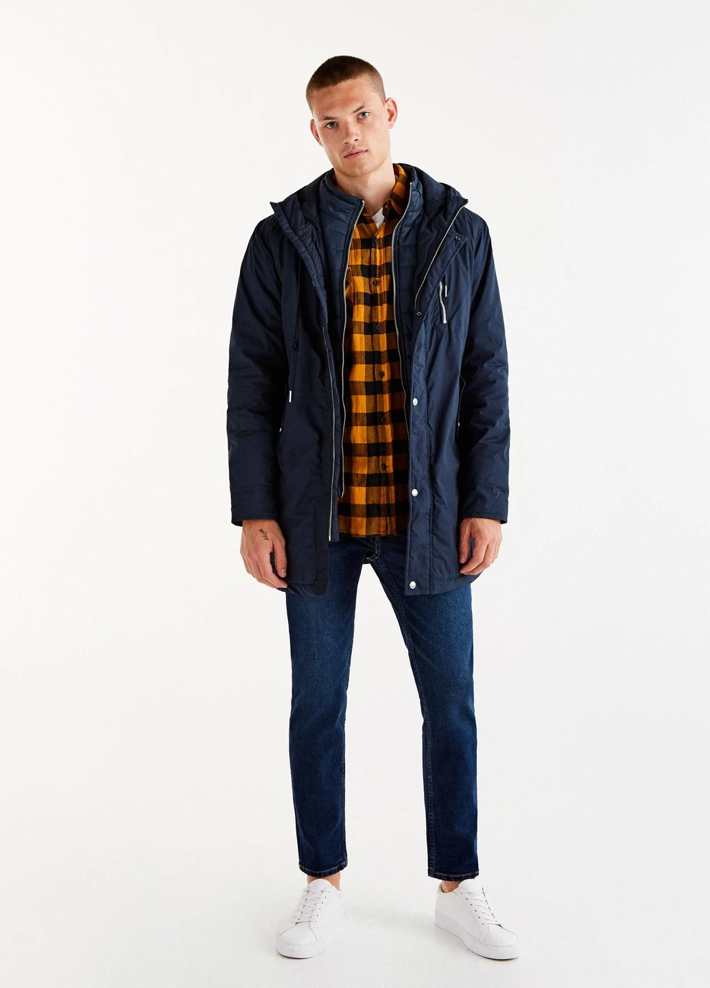 Синя куртка демісезон,синій, Pull & Bear