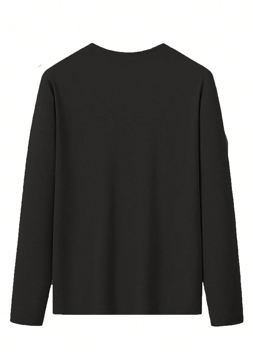 Лонгслів SHEIN однотонний чорний кежуали поліестер