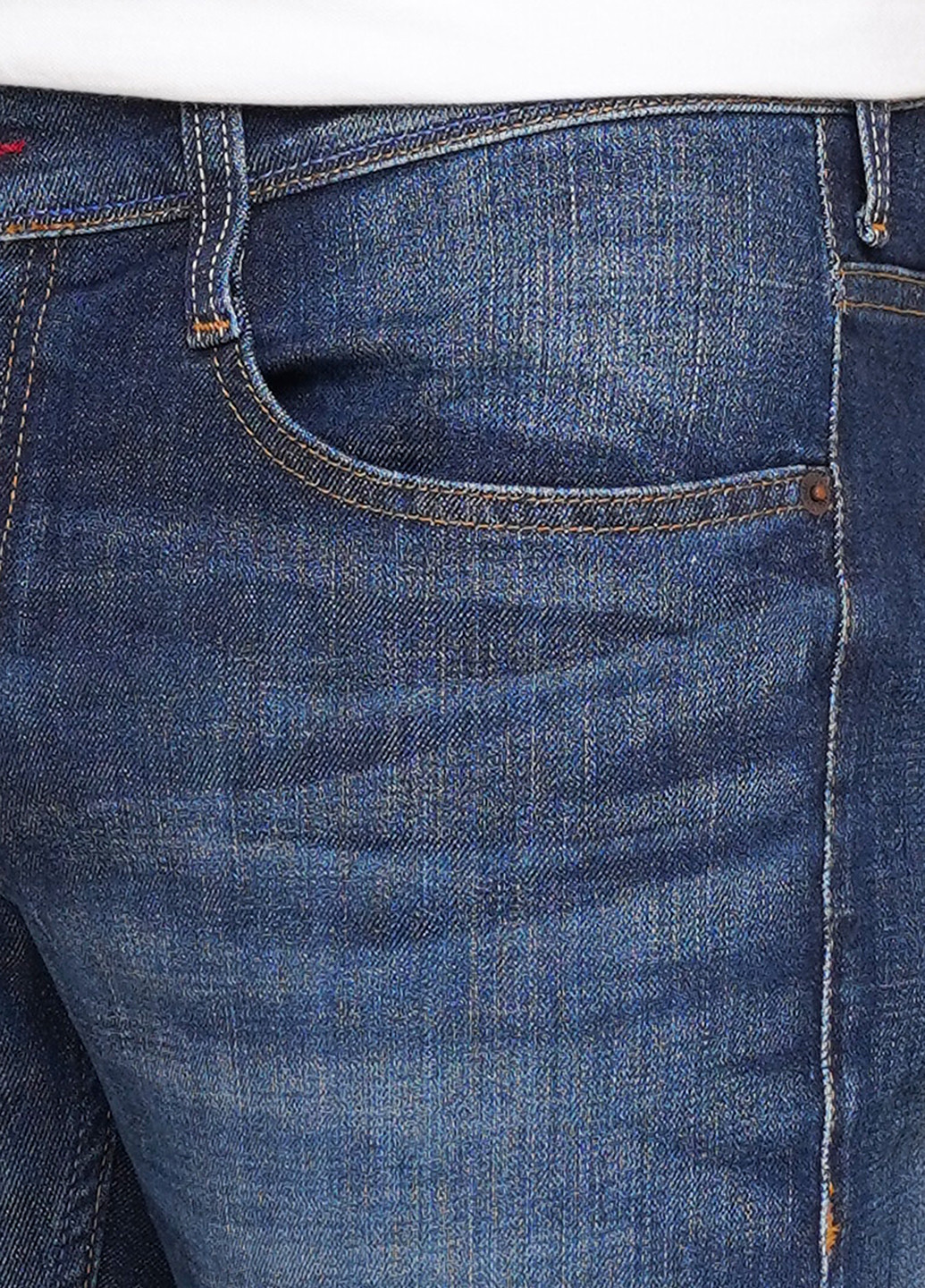 Джинси Mustang прямі градієнти сині джинсові
