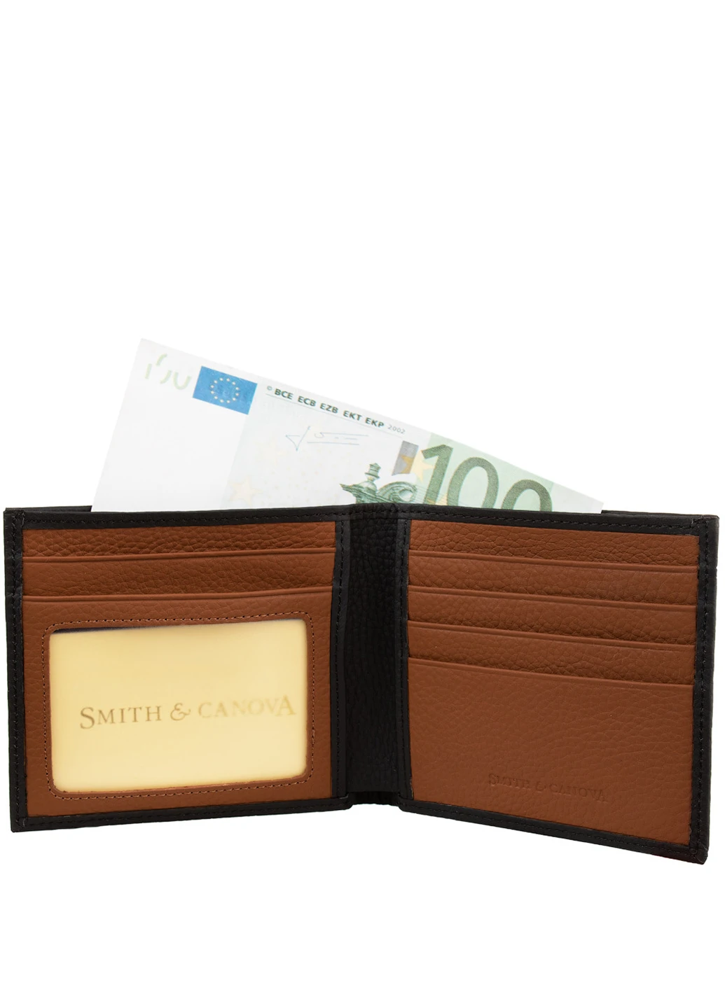Чоловічий шкіряний гаманець 11,5х10х2 см Smith&Canova (252127343)