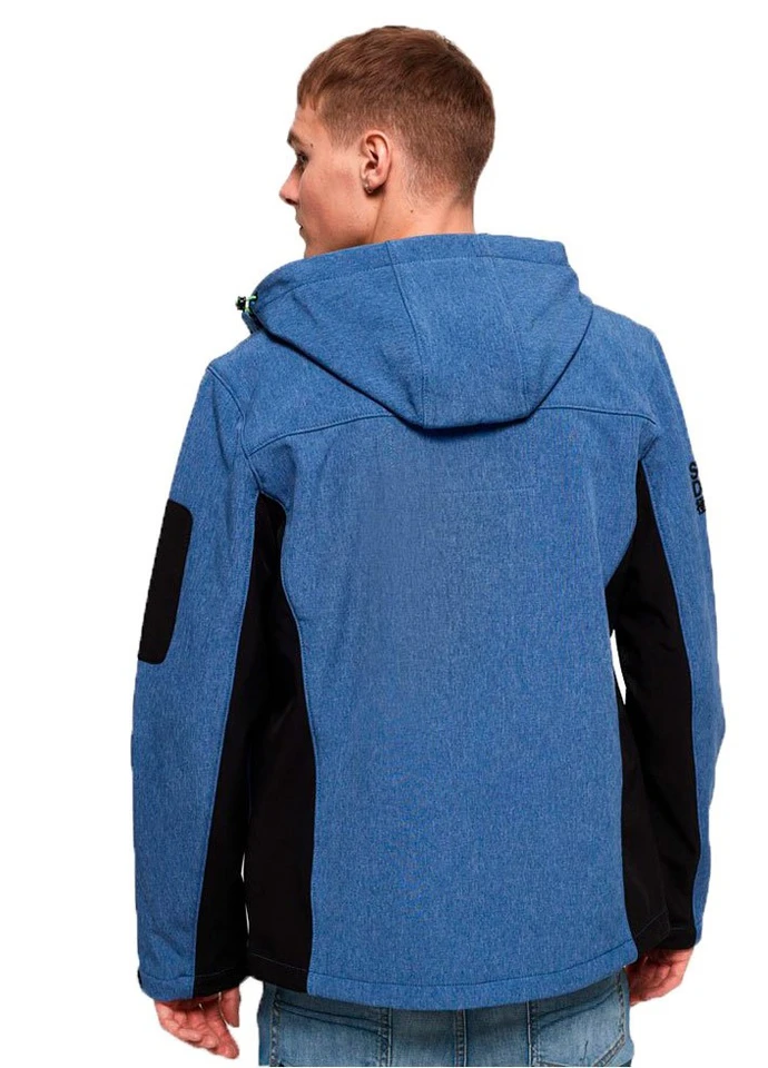 Синяя демисезонная куртка Superdry