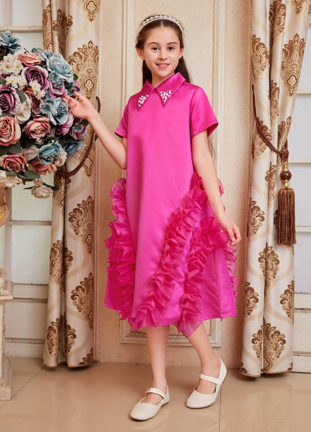 Розовое платье SHEIN (322909252)