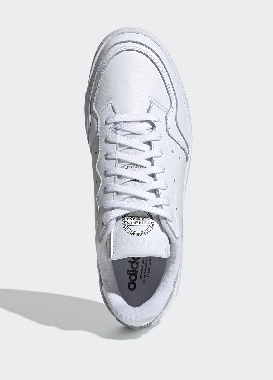 Белые всесезонные кроссовки adidas Supercourt