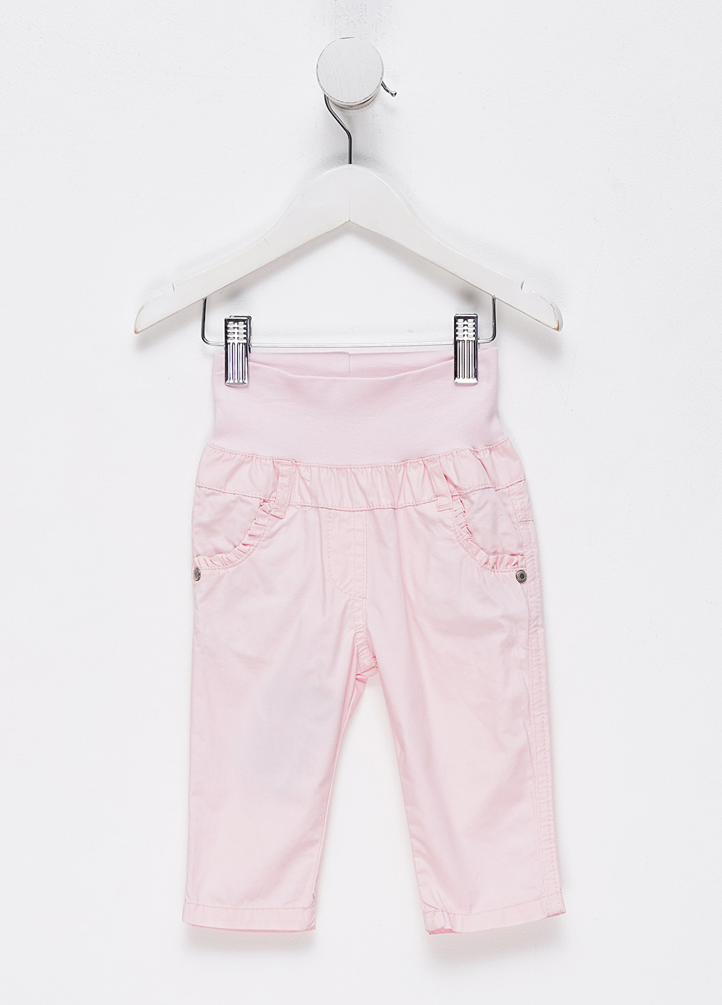 Светло-розовые кэжуал летние зауженные брюки Steiff