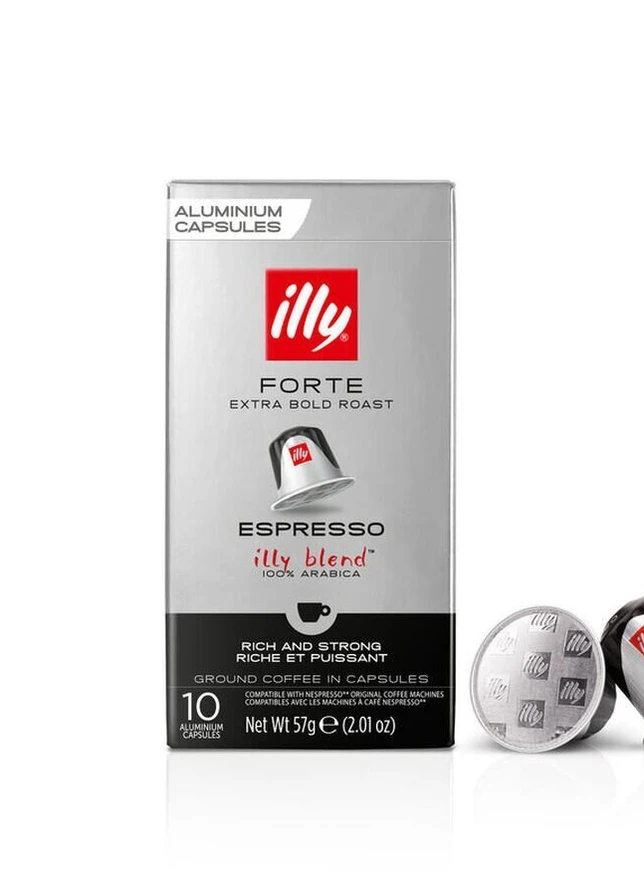 Кава в капсулах ILLY FORTE ESPRESSO 10 шт, сумісні з Nespresso*, 100% Арабіка Jacobs (254761174)