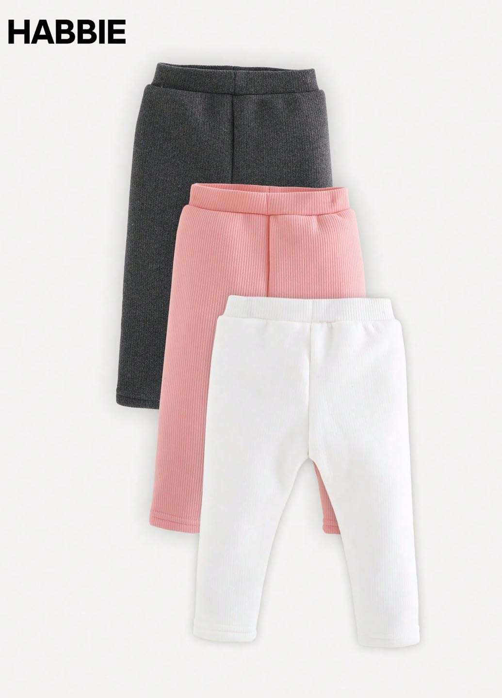 Комбинированные демисезонные леггинсы (3 шт.) SHEIN