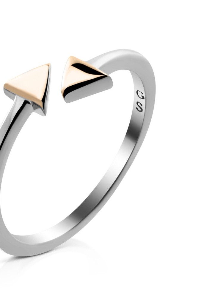 Серебряное кольцо без вставок Golden Silver (251241067)