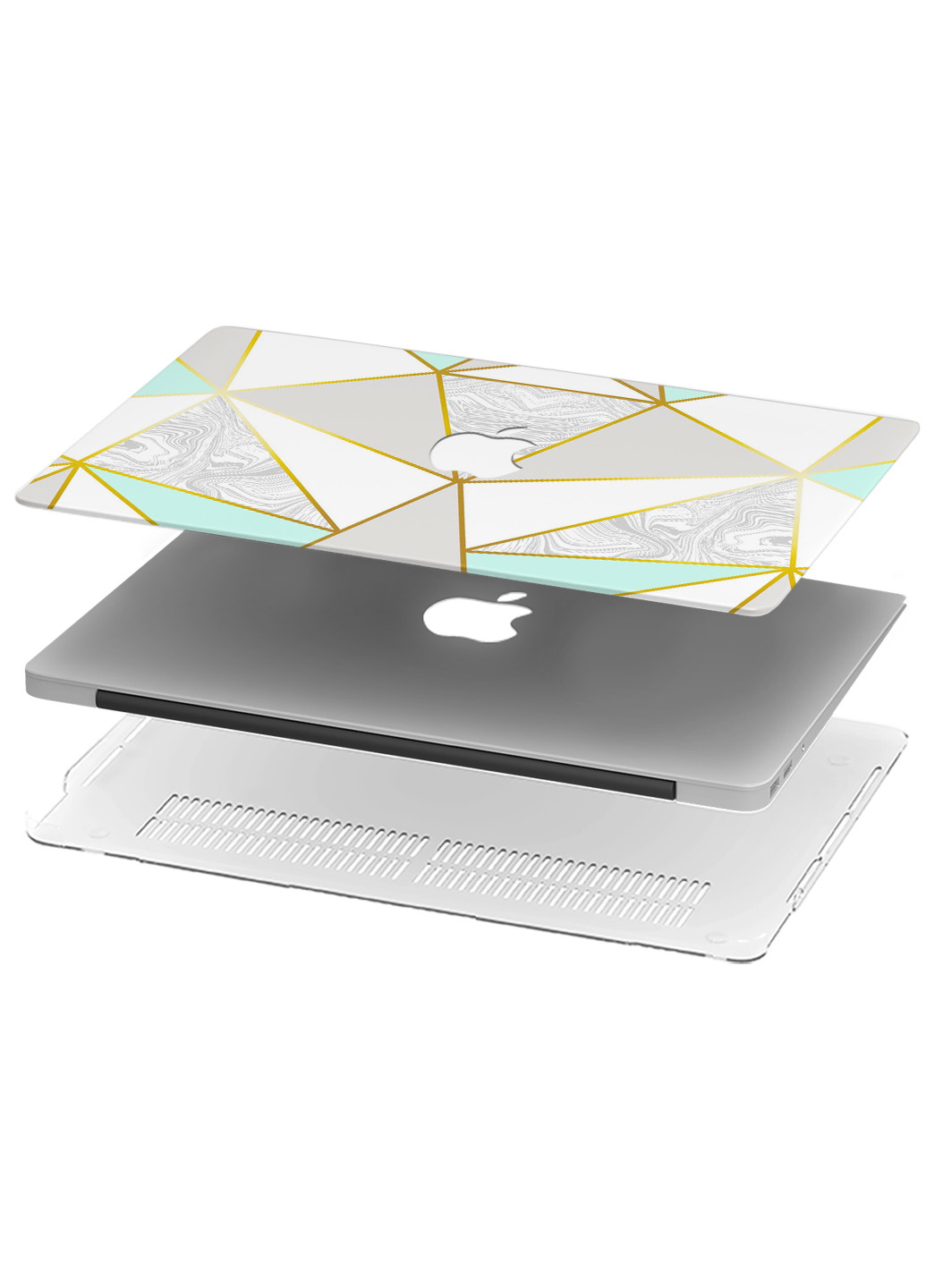 Чохол пластиковий для Apple MacBook Air 13 A1932 / A2179 / A2337 Абстракція (Abstraction) (9656-1871) MobiPrint (218539667)