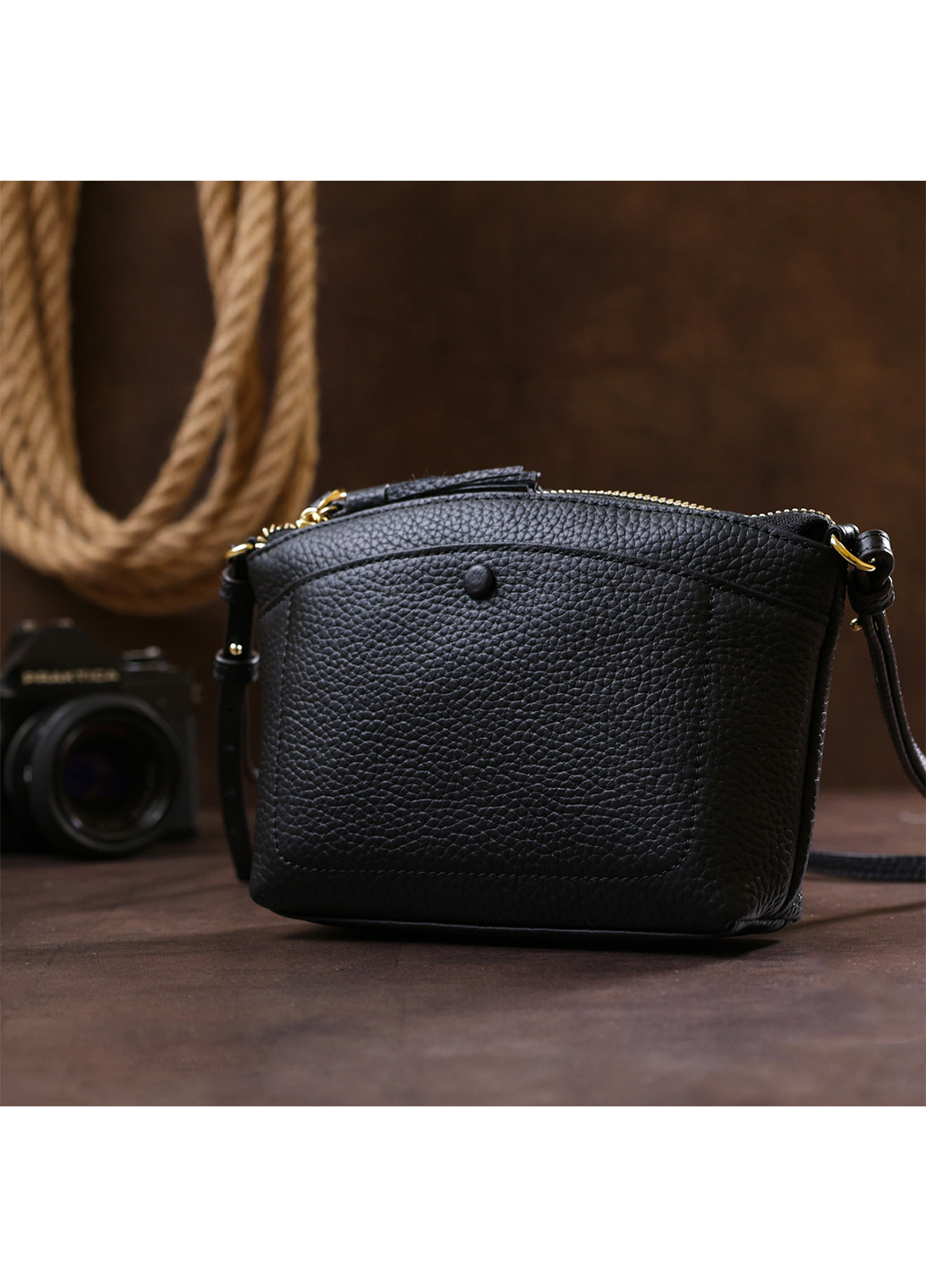 Женская кожаная сумка 21х14х4,5 см Vintage (255709516)