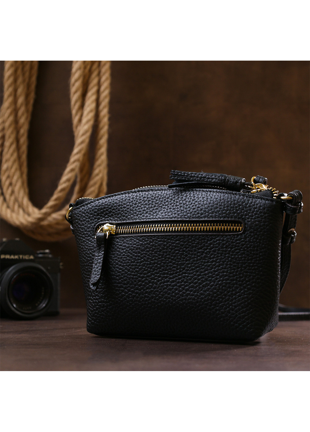 Женская кожаная сумка 21х14х4,5 см Vintage (255709516)