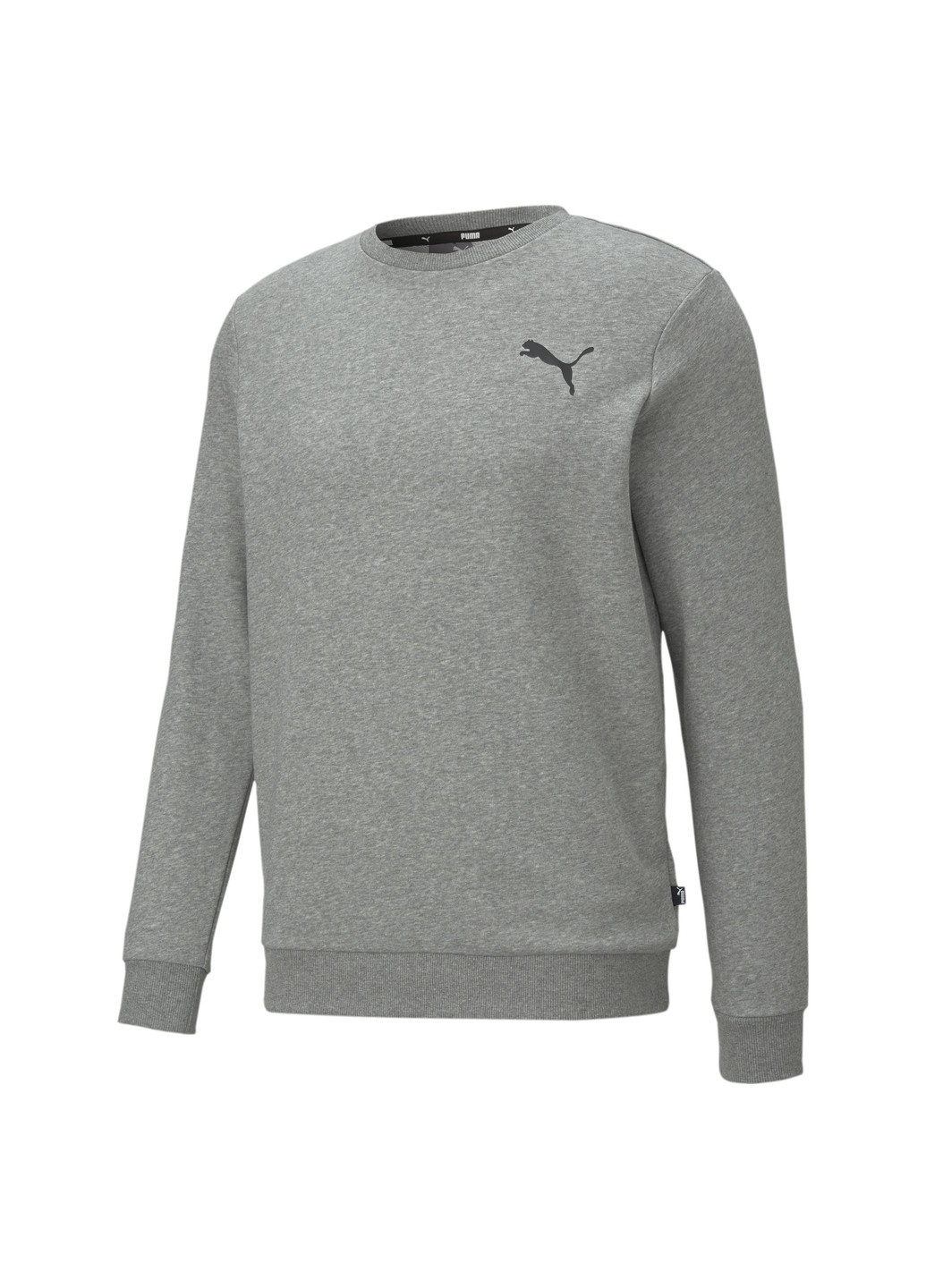 Сіра демісезонна толстовка essentials small logo men’s sweatshirt Puma