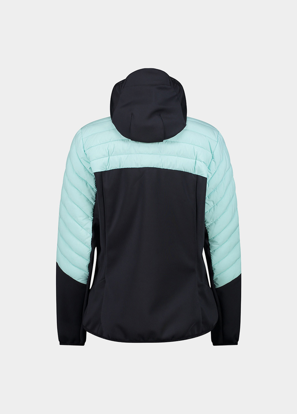 Голубая зимняя куртка CMP JACKET HYBRID FIX HOOD NYLON