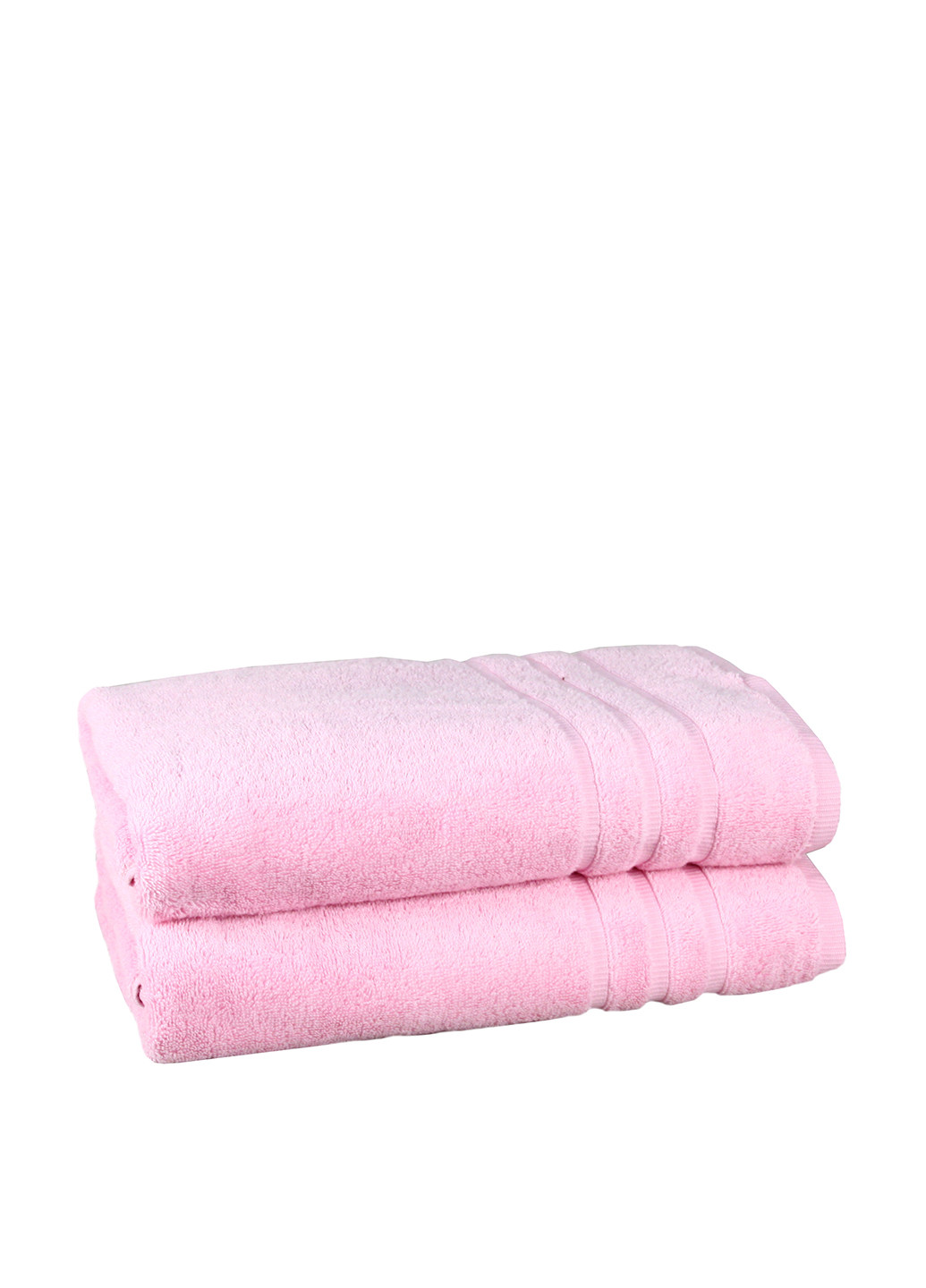 Maisonette полотенце (1 шт.), 70х140 см однотонный розовый производство - Турция