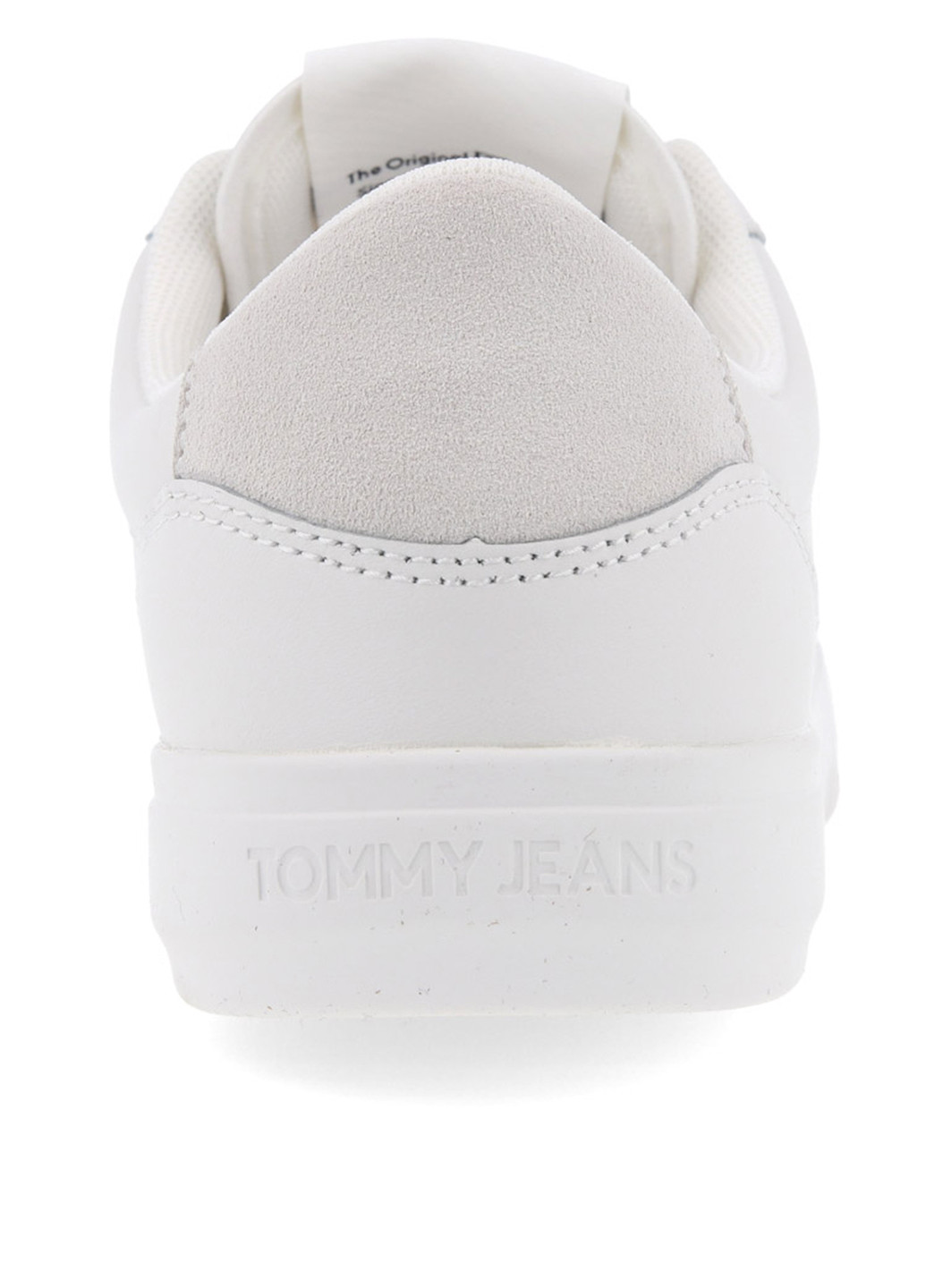 Кроссовки Tommy Jeans ESSENTİAL LEATHER CONTRAST CUPSOLE TRAİNERS белые демисезоны (348516888)