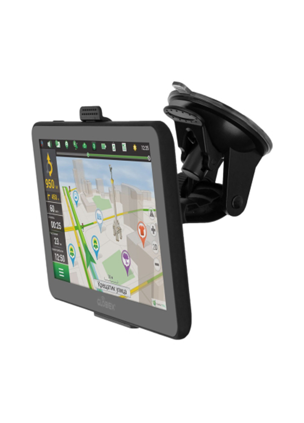 Автомобільний GPS навігатор Globex ge711 + navitel (133781342)