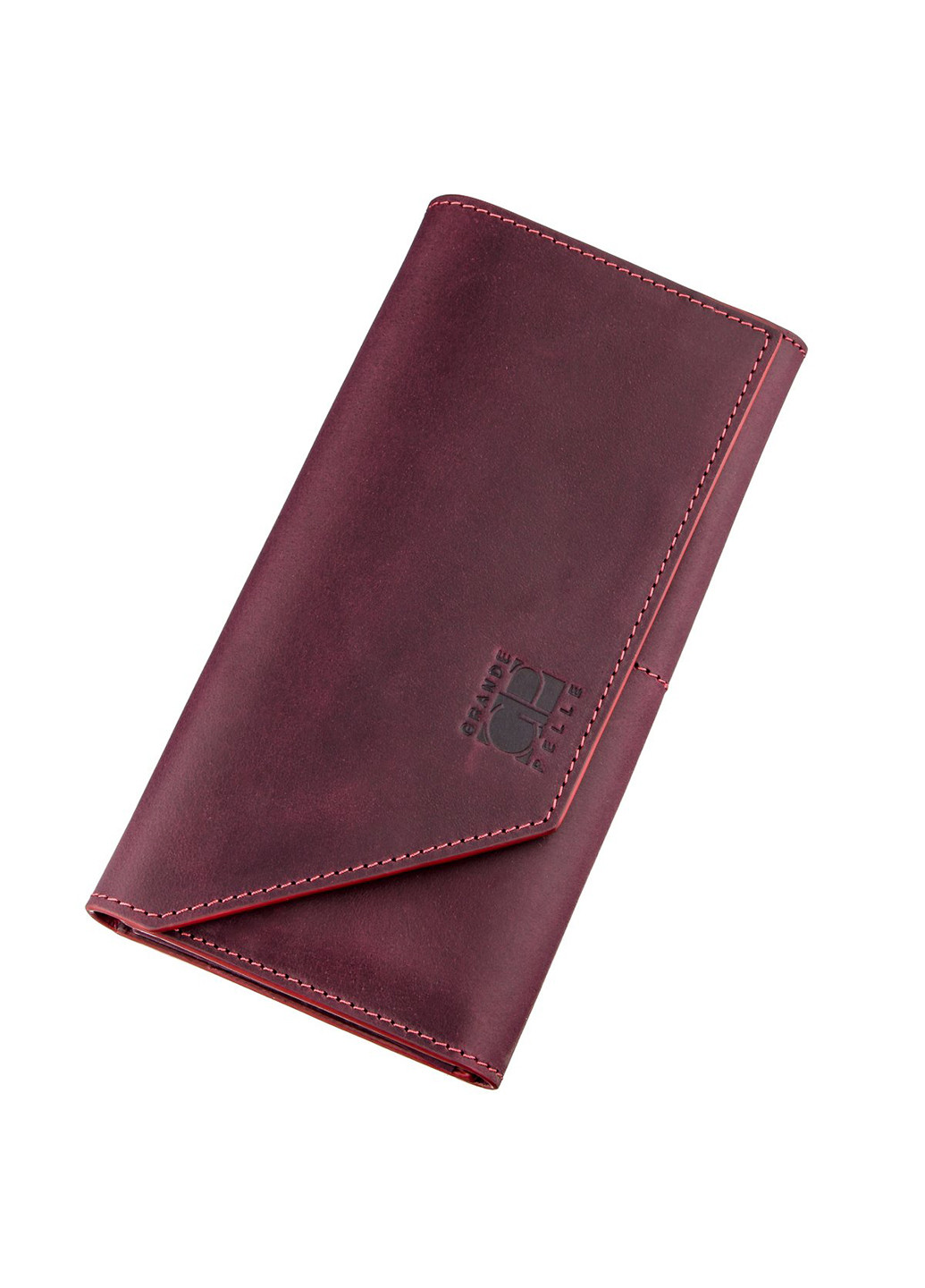 Жіночий шкіряний гаманець-клатч 10х20х2,5 см Grande Pelle (229461157)