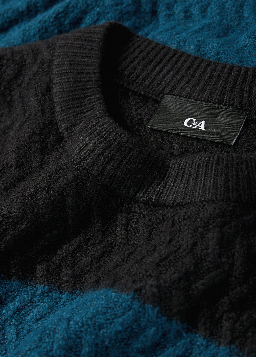 Комбинированный зимний джемпер джемпер C&A