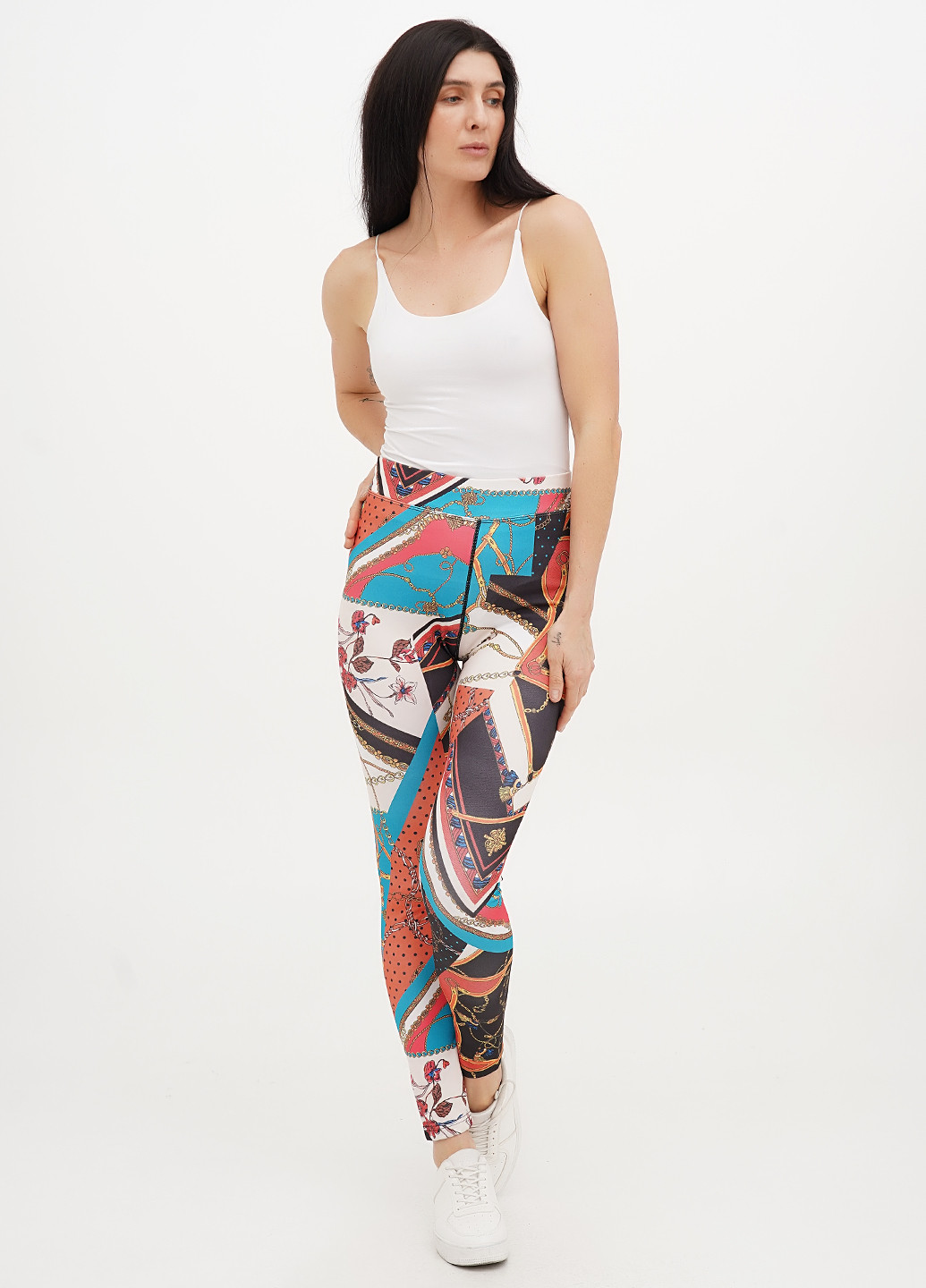 Комбинированные летние леггинсы GRM