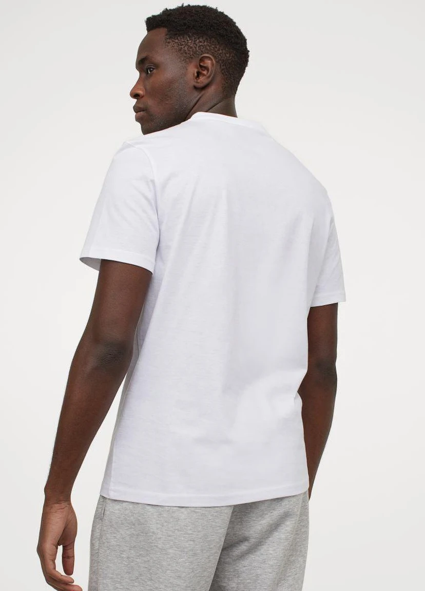 Белая футболка H&M
