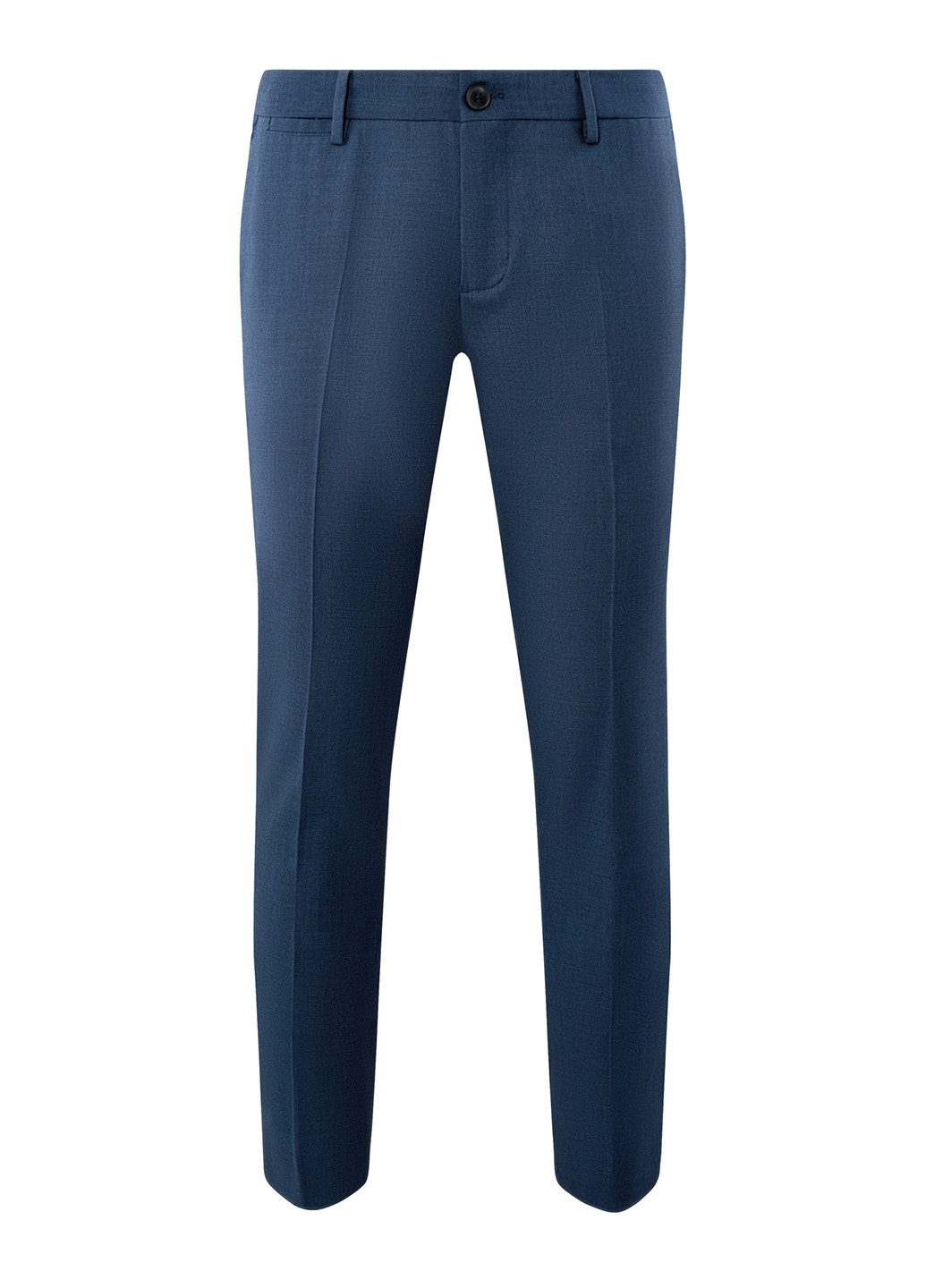 Темно-синие кэжуал летние зауженные брюки Oodji