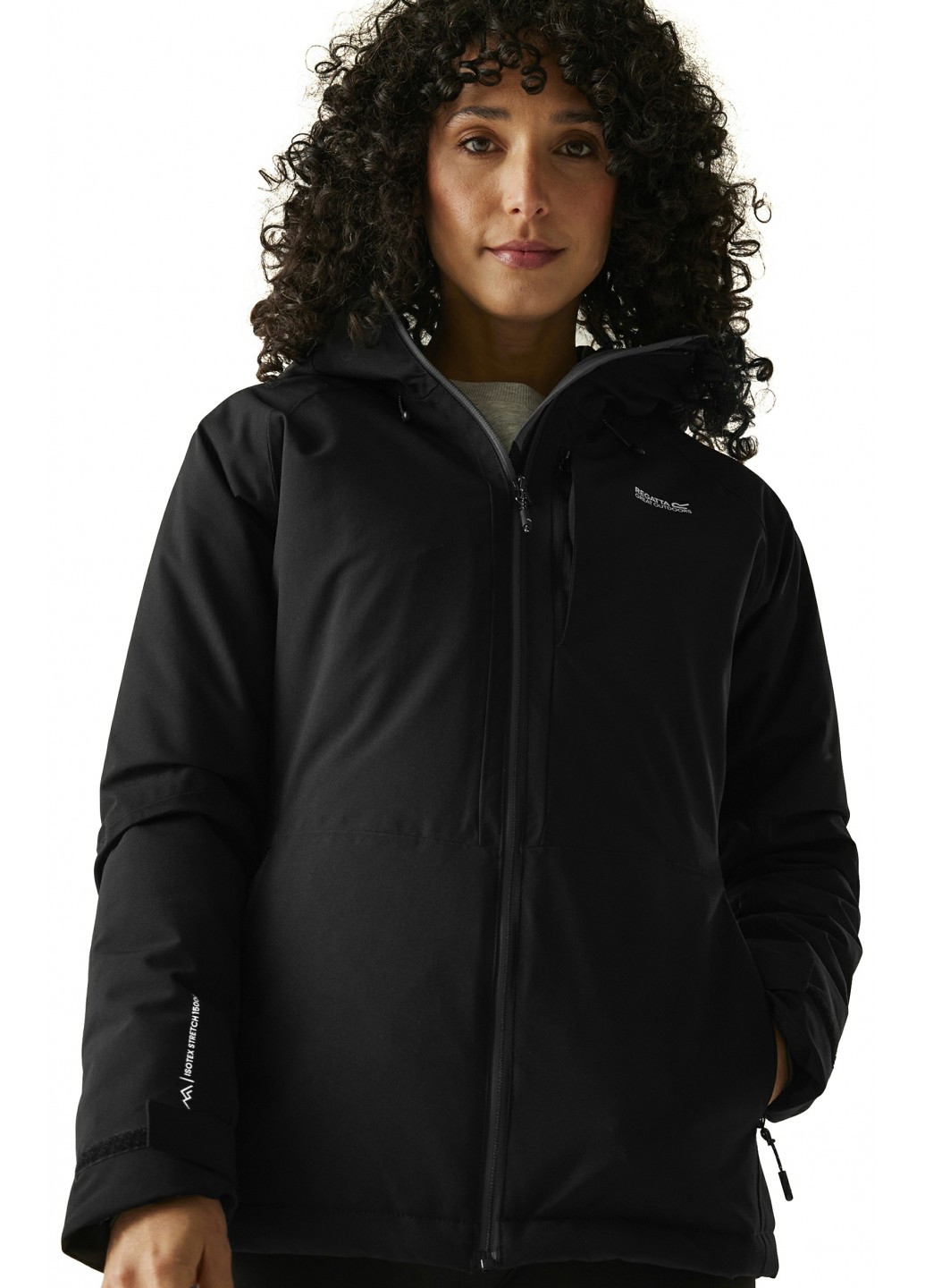 Черная демисезонная куртка Regatta WmsHigtStPdJk