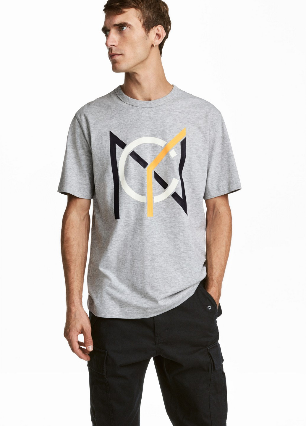 Серая футболка H&M