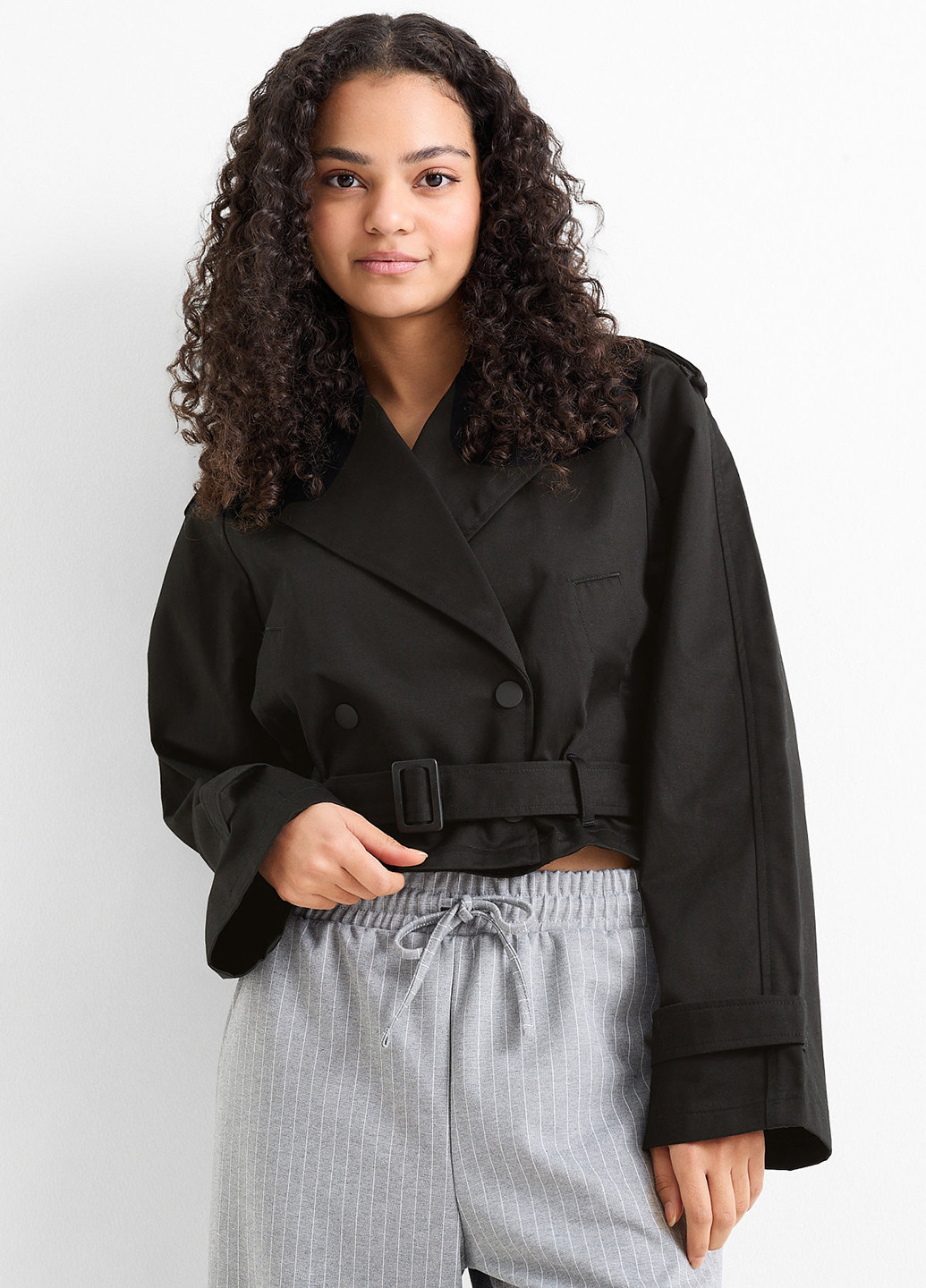 Плащ C&A на кнопках демисезон (352073414)