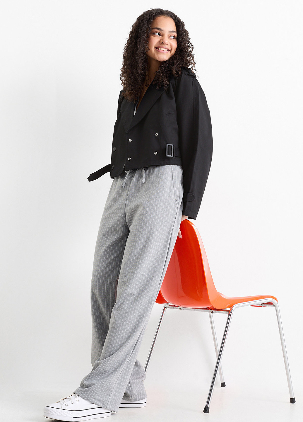 Плащ C&A на кнопках демисезон (352073414)