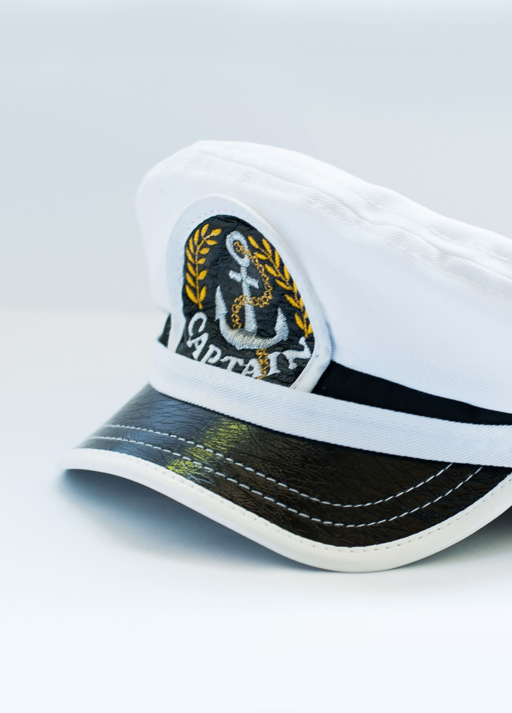Морской головной убор с козырьком з написом "Captain" Детская универсальная Добрий Одесит (227750561)
