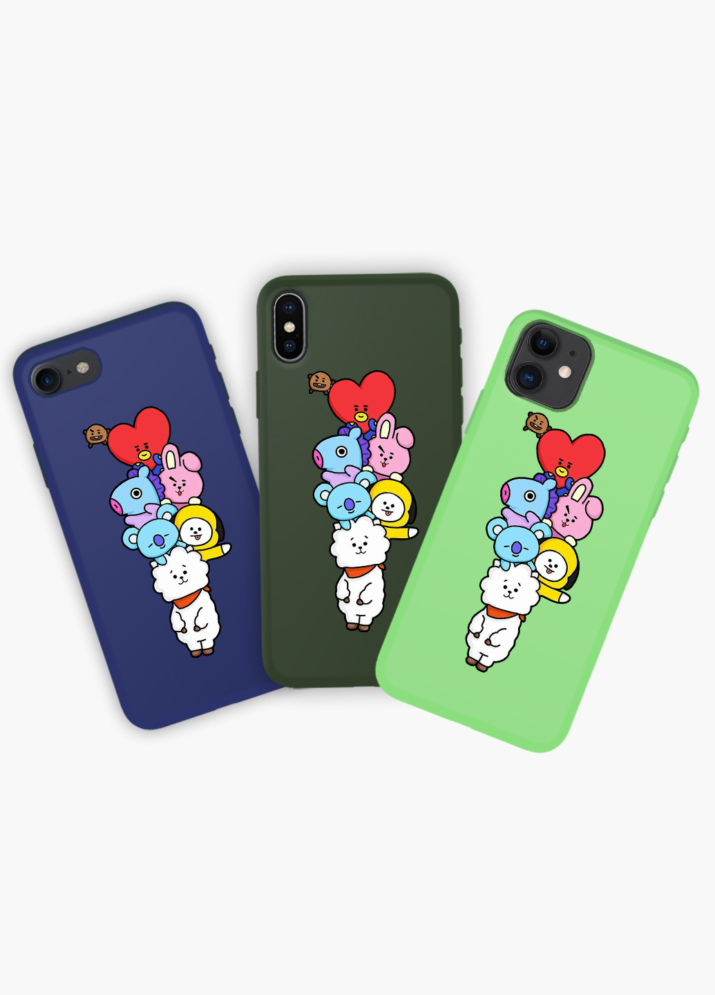 Чохол силіконовий Apple Iphone Xs БТС (BTS) (8938-1064) MobiPrint (219348144)
