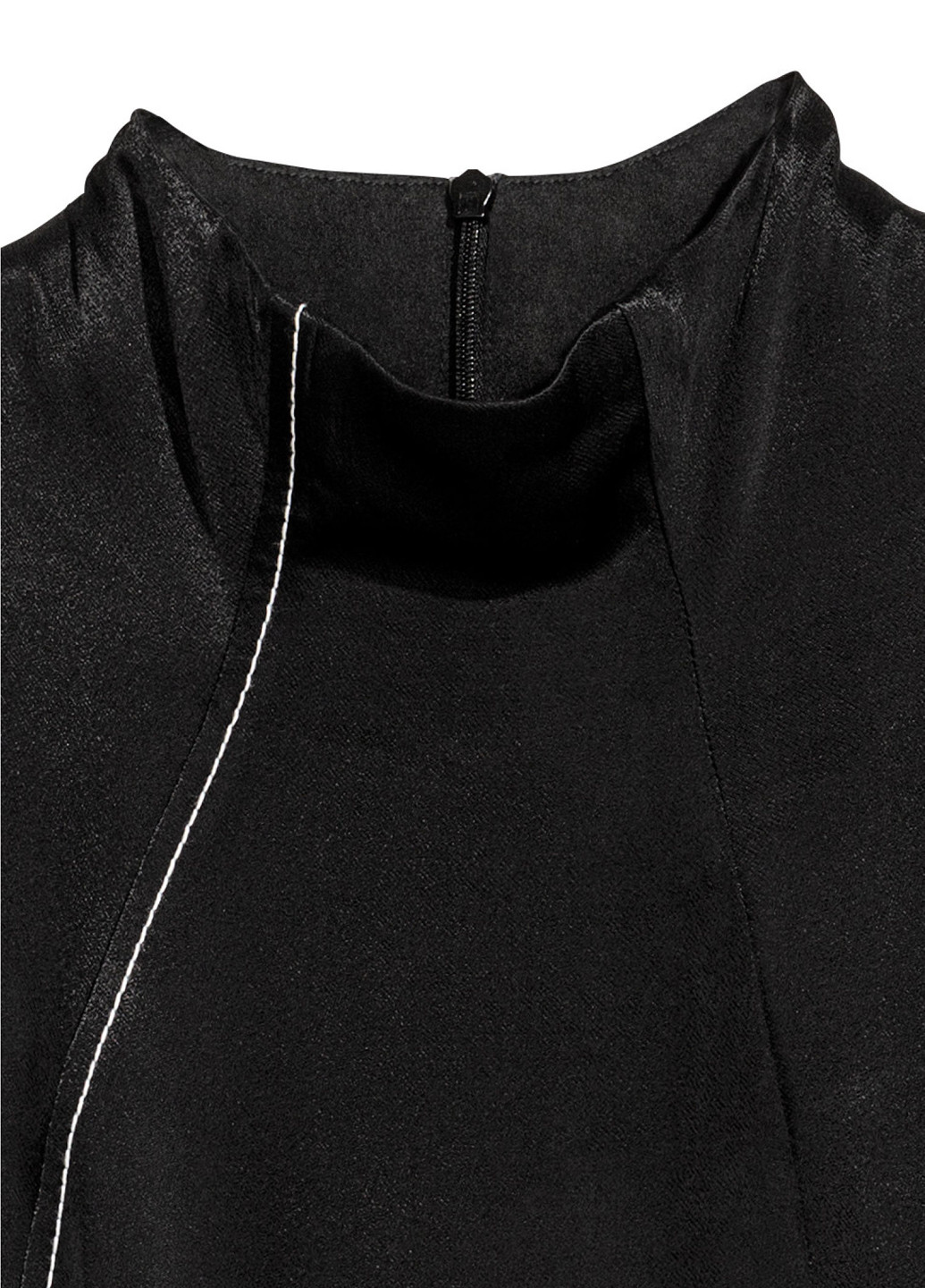 Черное кэжуал платье клеш H&M Studio с абстрактным узором