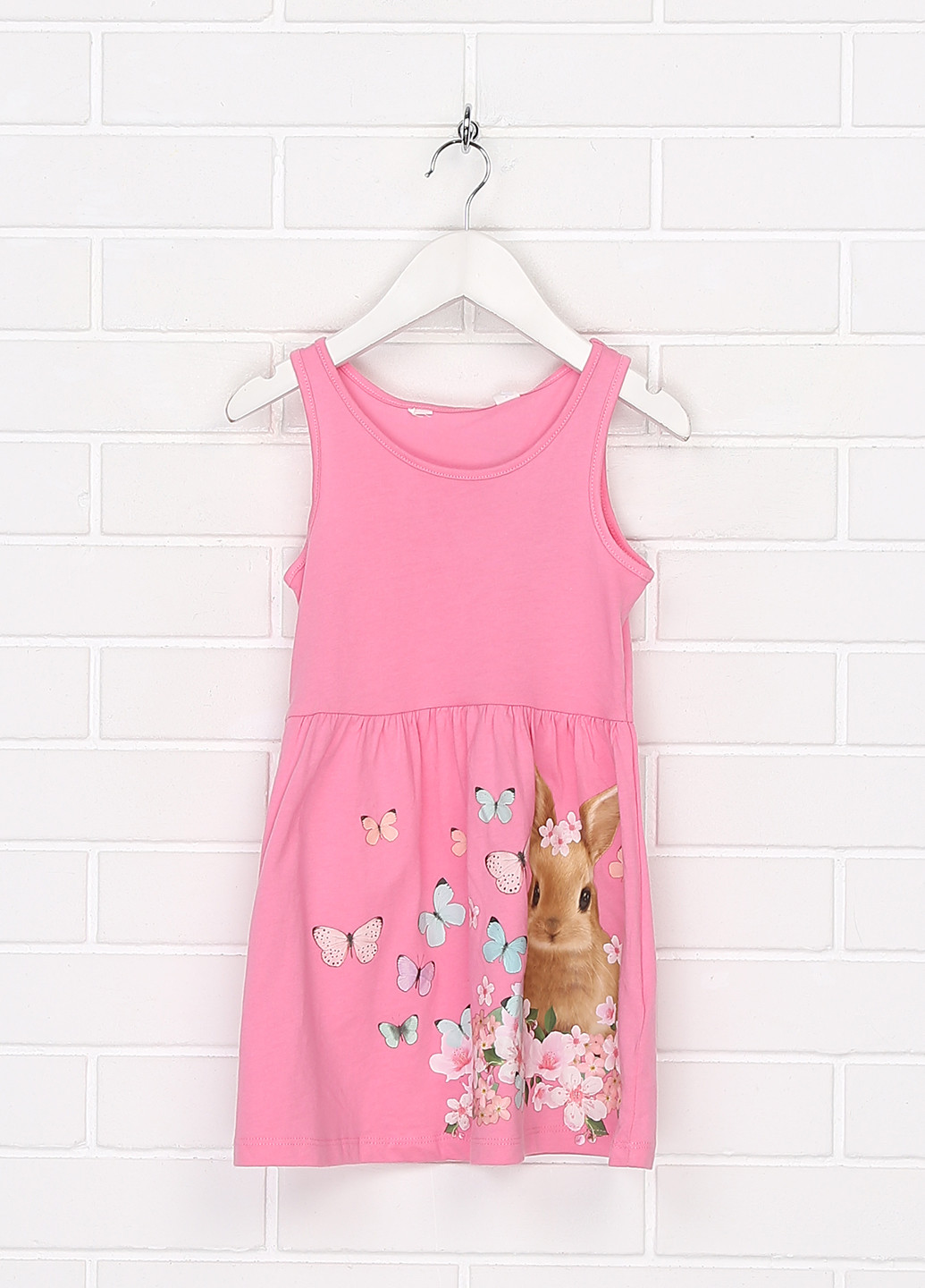 Розовое платье H&M (153379173)
