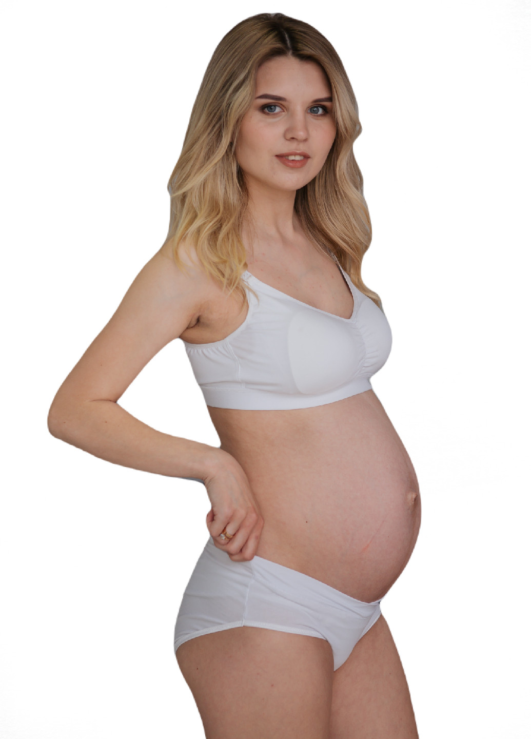 0025-1 Труси під живіт для вагітних Rita Білі HN (228062955)