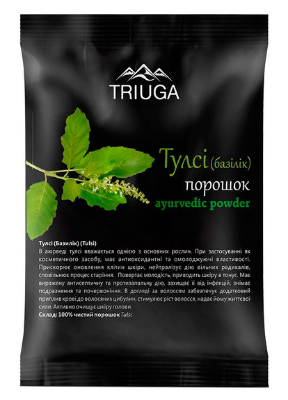 Порошок аюрведичний "Тулсі. Базилік" Ayurvedic Powder Triuga Herbal (250115885)
