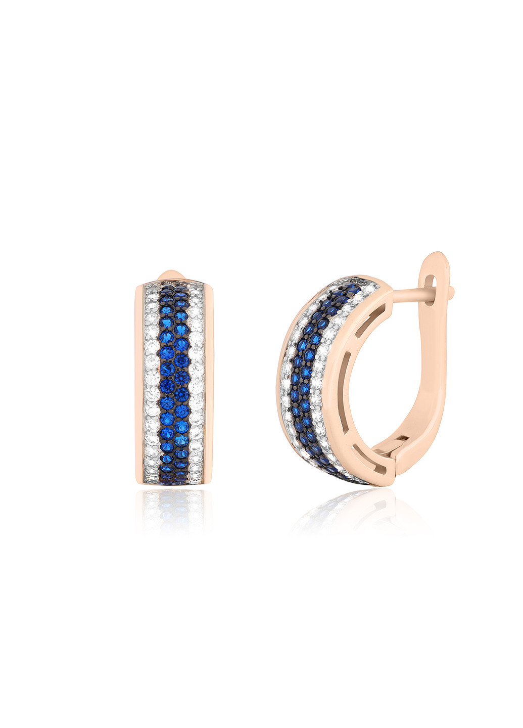 Срібні сережки з фіанітами ск3фс / 373 Silvex925 (201168854)