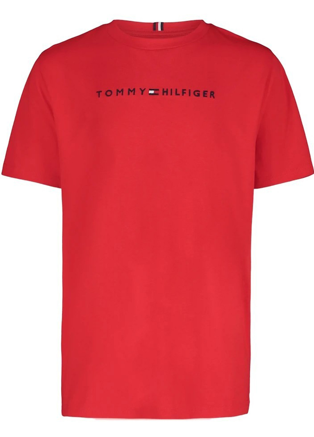 Красная летняя футболка Tommy Hilfiger