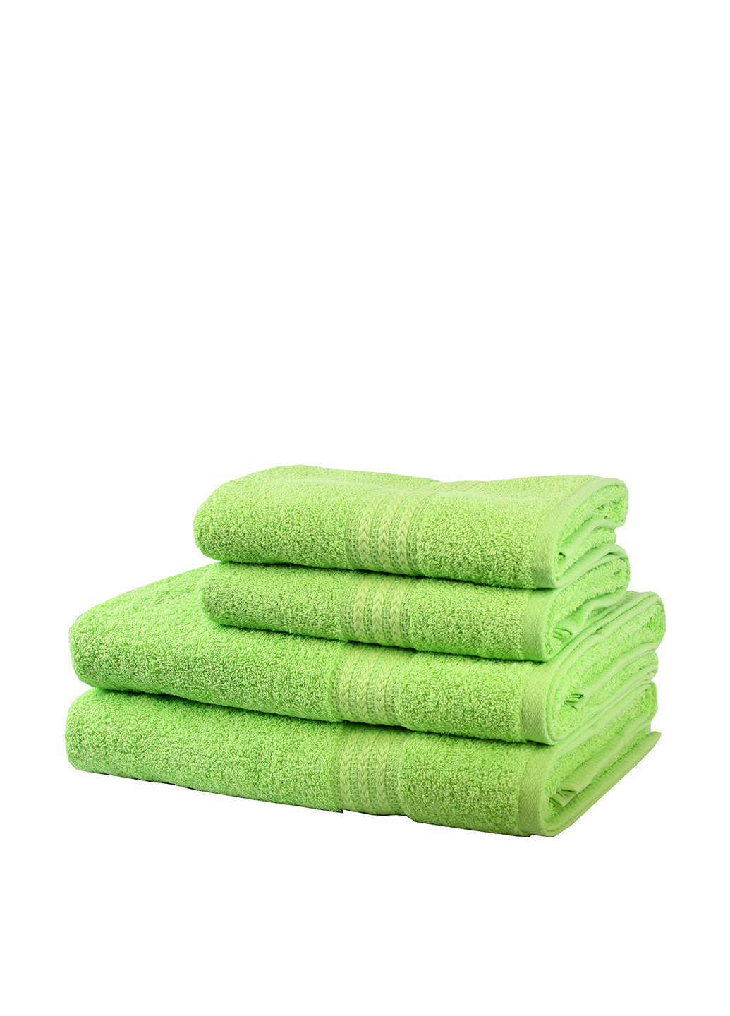 Hobby полотенце, 70х140 см полоска фисташковый производство - Турция