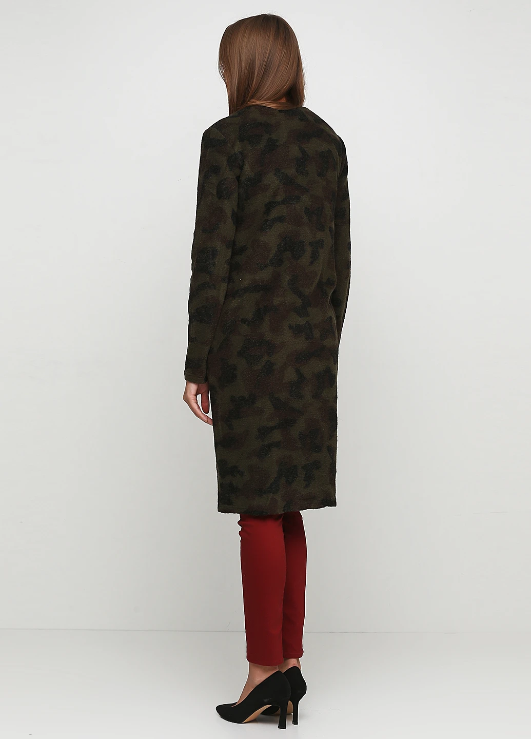 Оливкове (хакі) демісезонне Пальто однобортне H&M