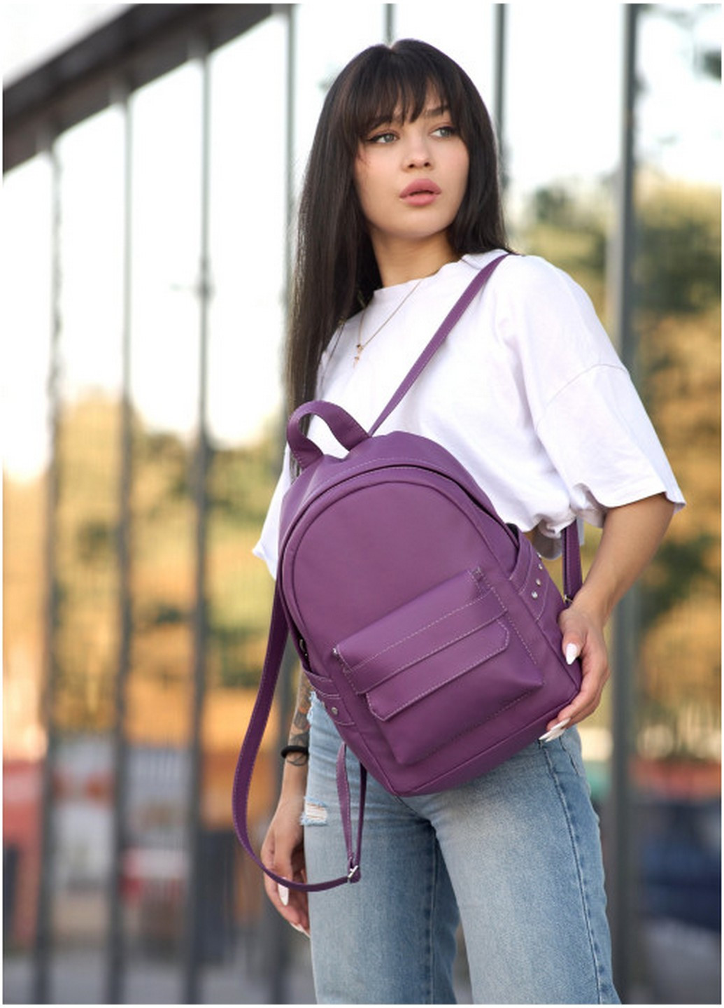 Повседневный женский рюкзак Dali LBC 35х25х12 см Sambag (255375254)