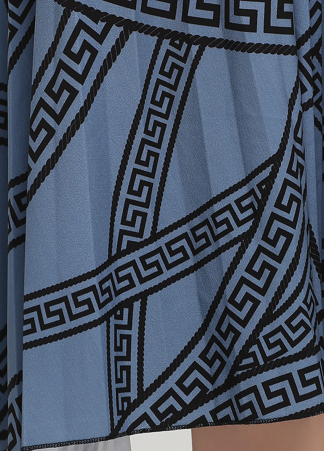 Темно-синяя кэжуал с абстрактным узором юбка Naiif плиссе