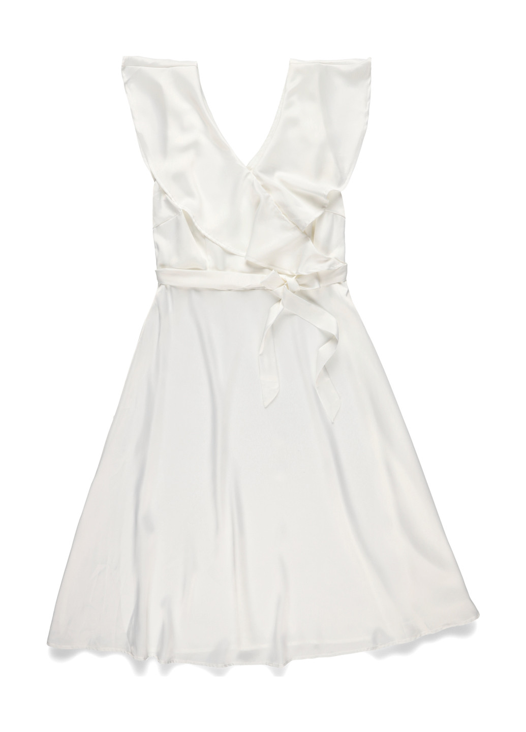 Білий кежуал сукня кльош Love Copenhagen однотонна