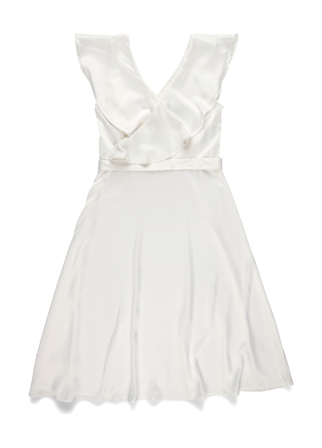 Білий кежуал сукня кльош Love Copenhagen однотонна