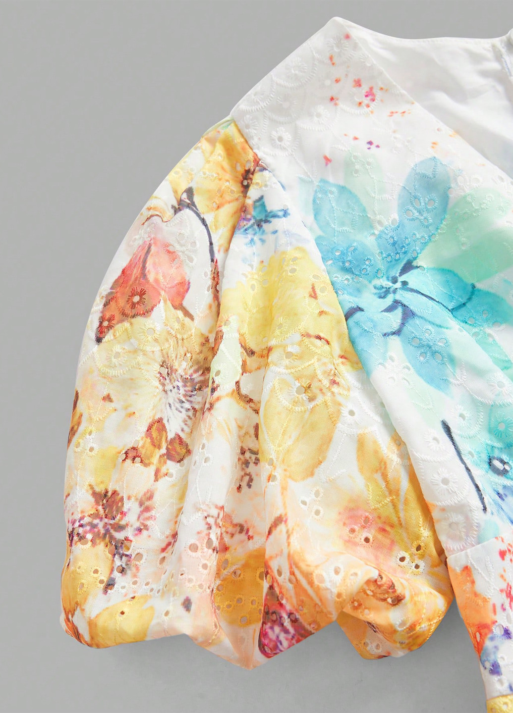 Комбінована кежуал сукня кльош SHEIN з квітковим принтом