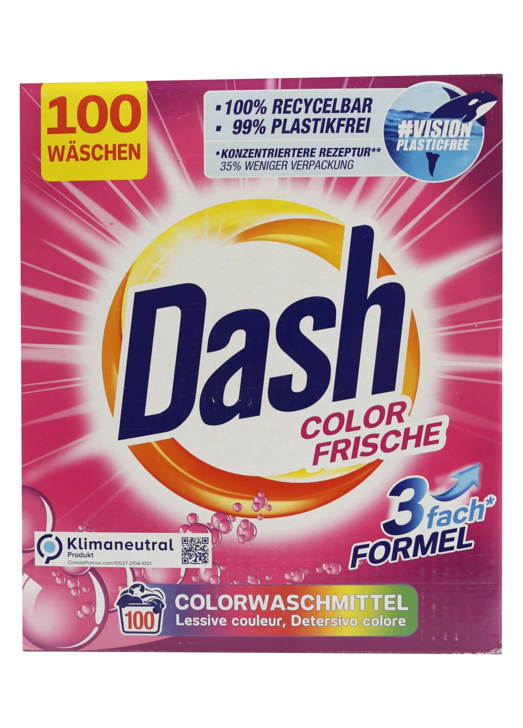 Порошок для прання Color Frische 6 кг (100 прань) Dash (254376278)