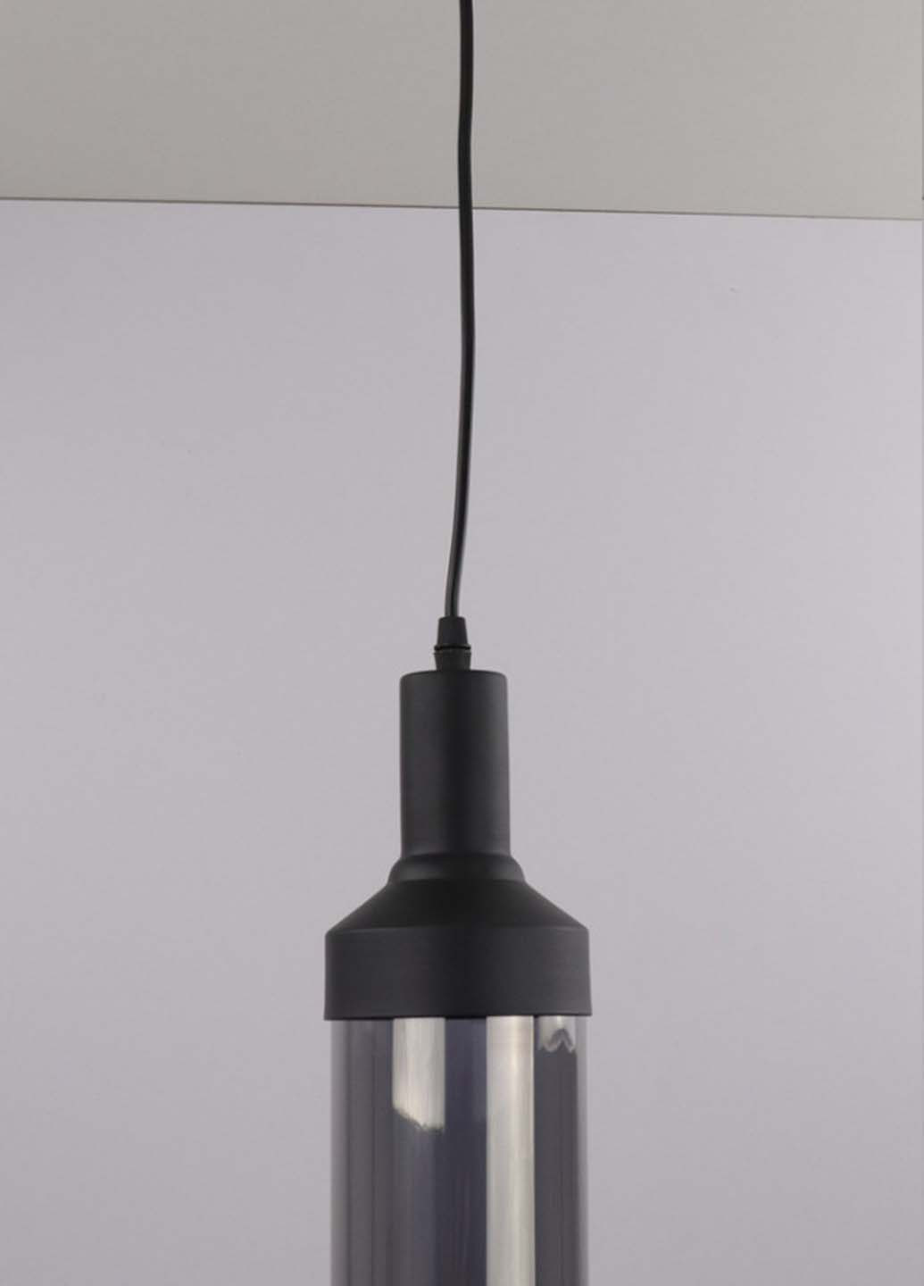 Люстра стельова підвісна в стилі LOFT (лофт) 11921/1-gr Чорний 40х10х10 см. Handmade (234540122)